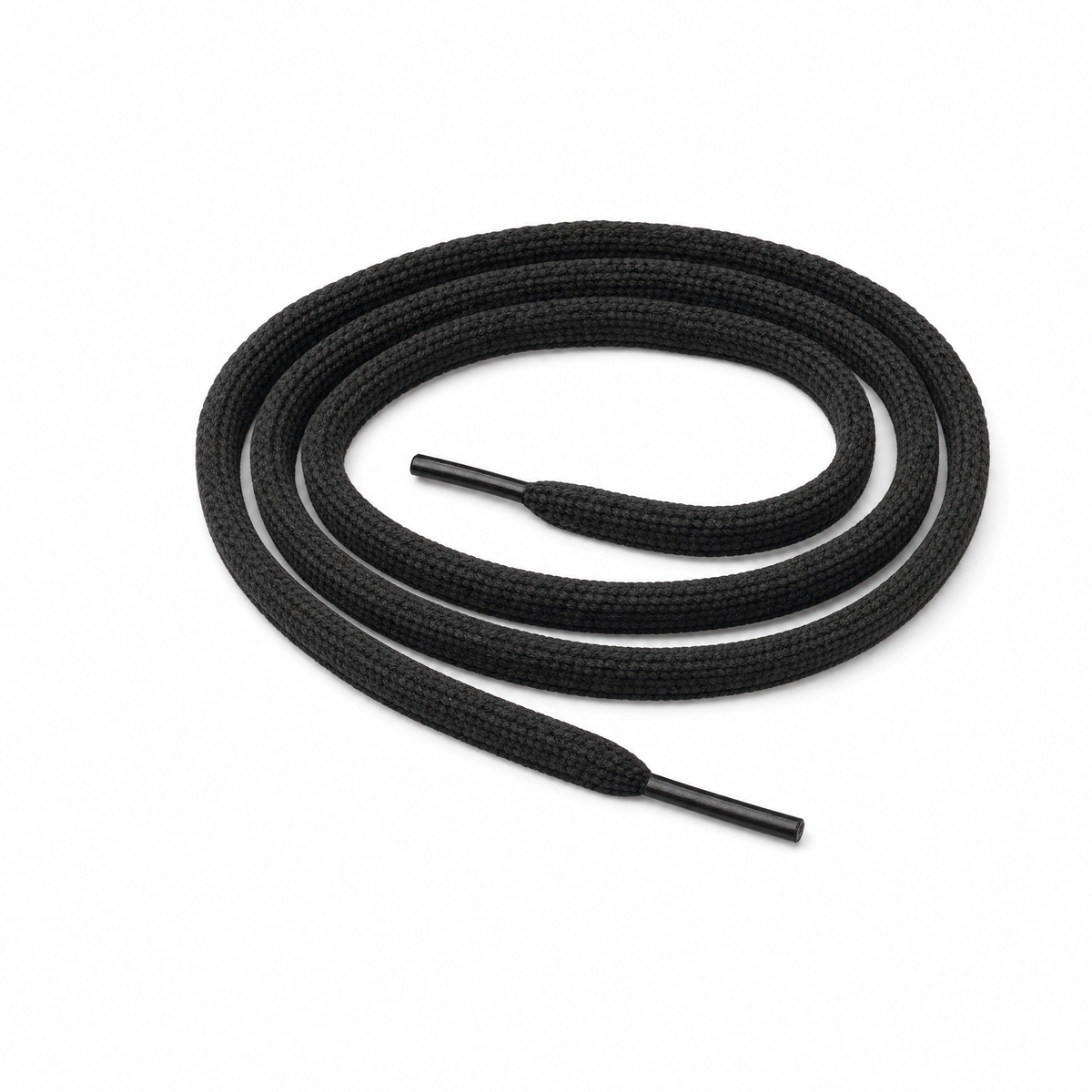 LACET TUBULAIRE POLYAMIDE POUR CHAUSSURE DE SAVATE BF - NOIR