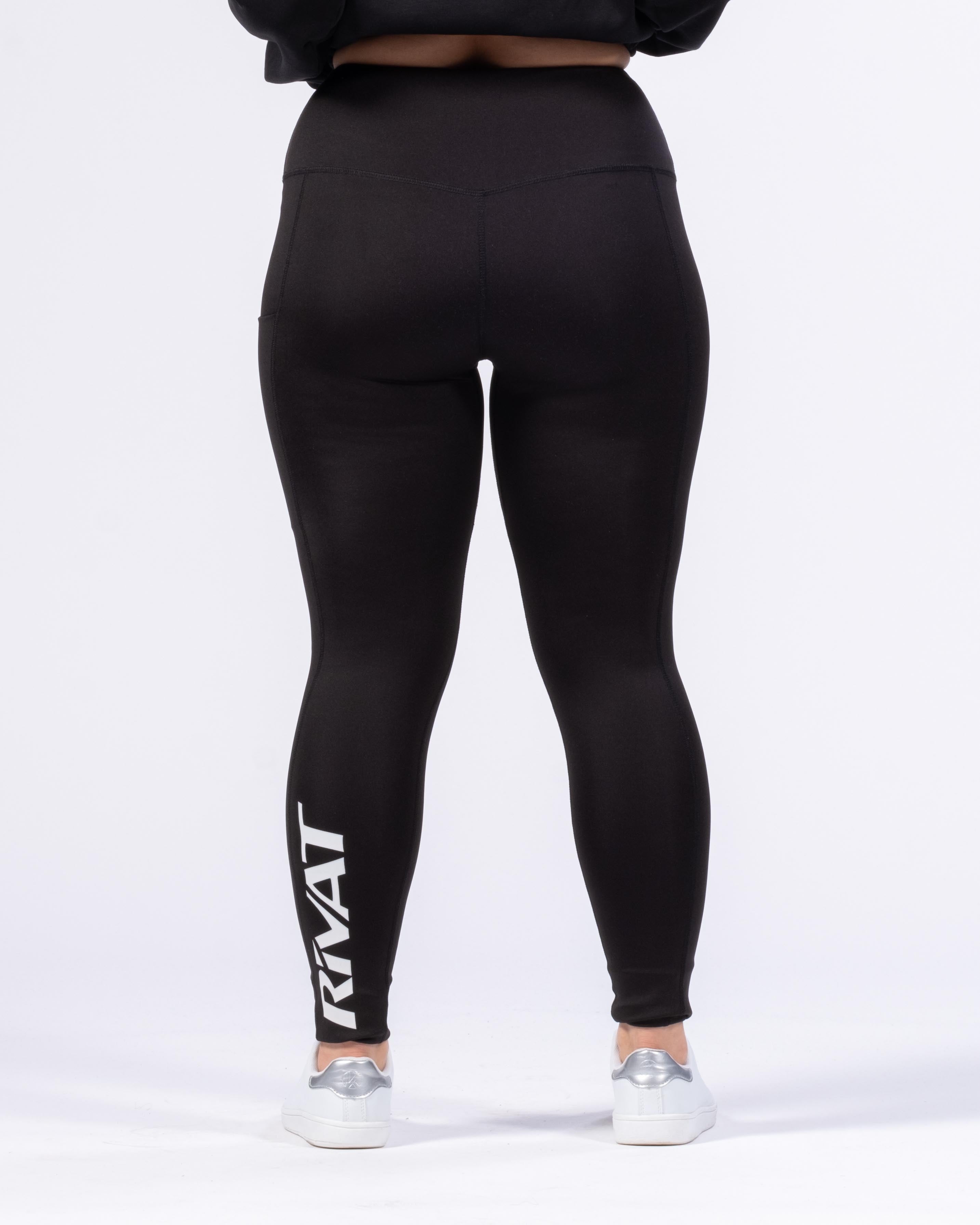 LEGGINGS DE CINTURA ALTA PARA MULHER - PRETO
