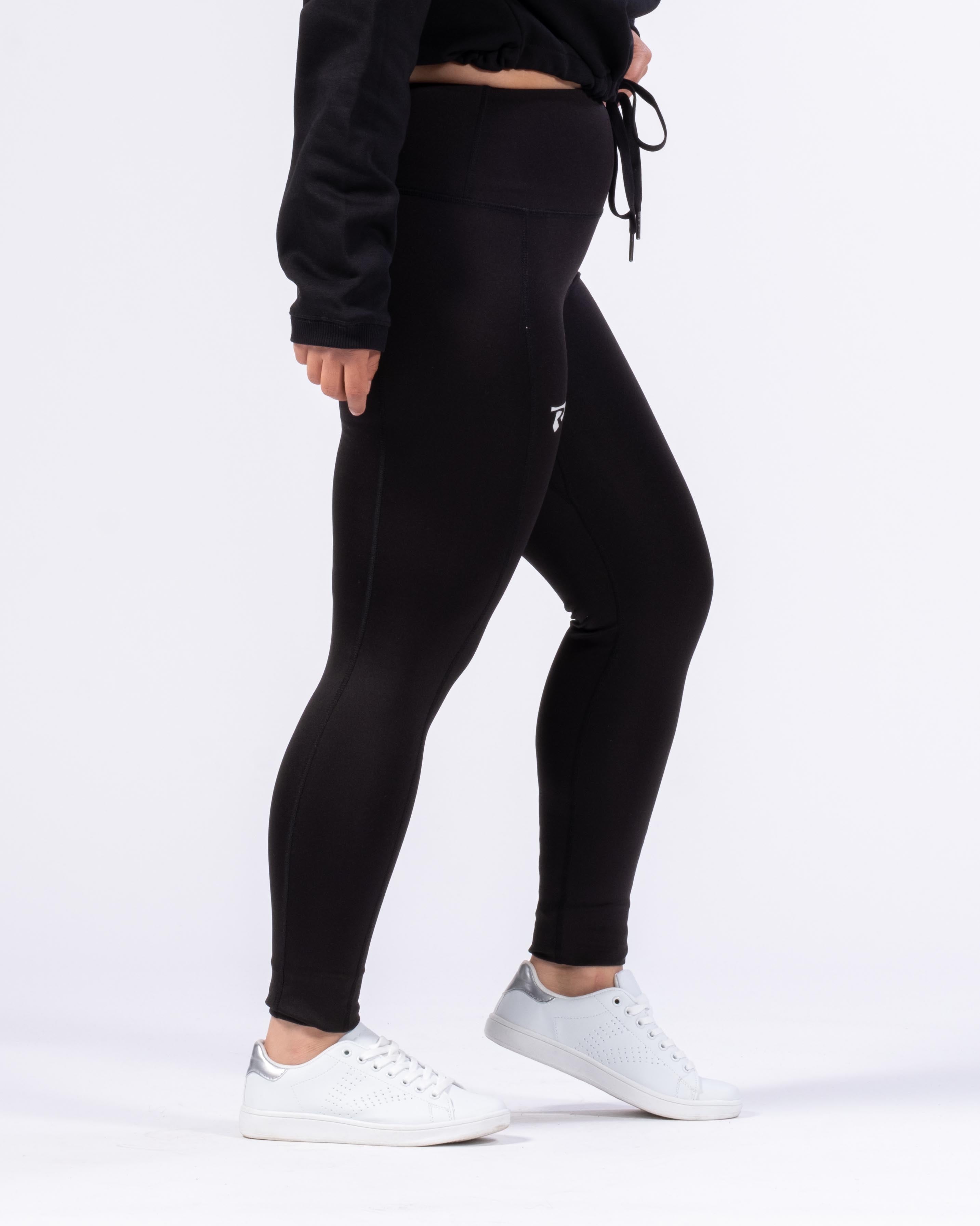 LEGGINGS DE CINTURA ALTA PARA MULHER - PRETO