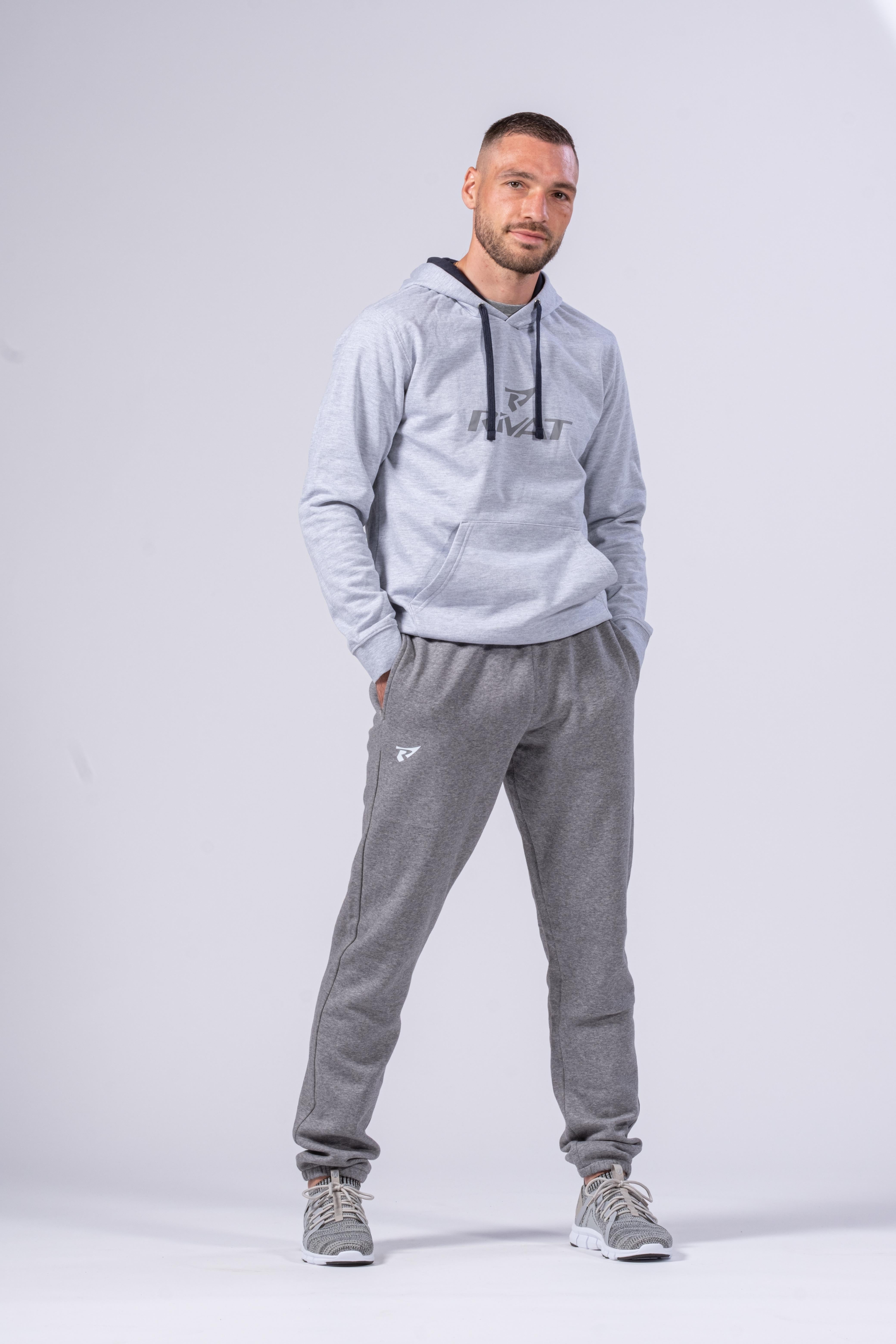 UMWELTFREUNDLICHE JOGGINGHOSE FÜR MÄNNER - GRAU