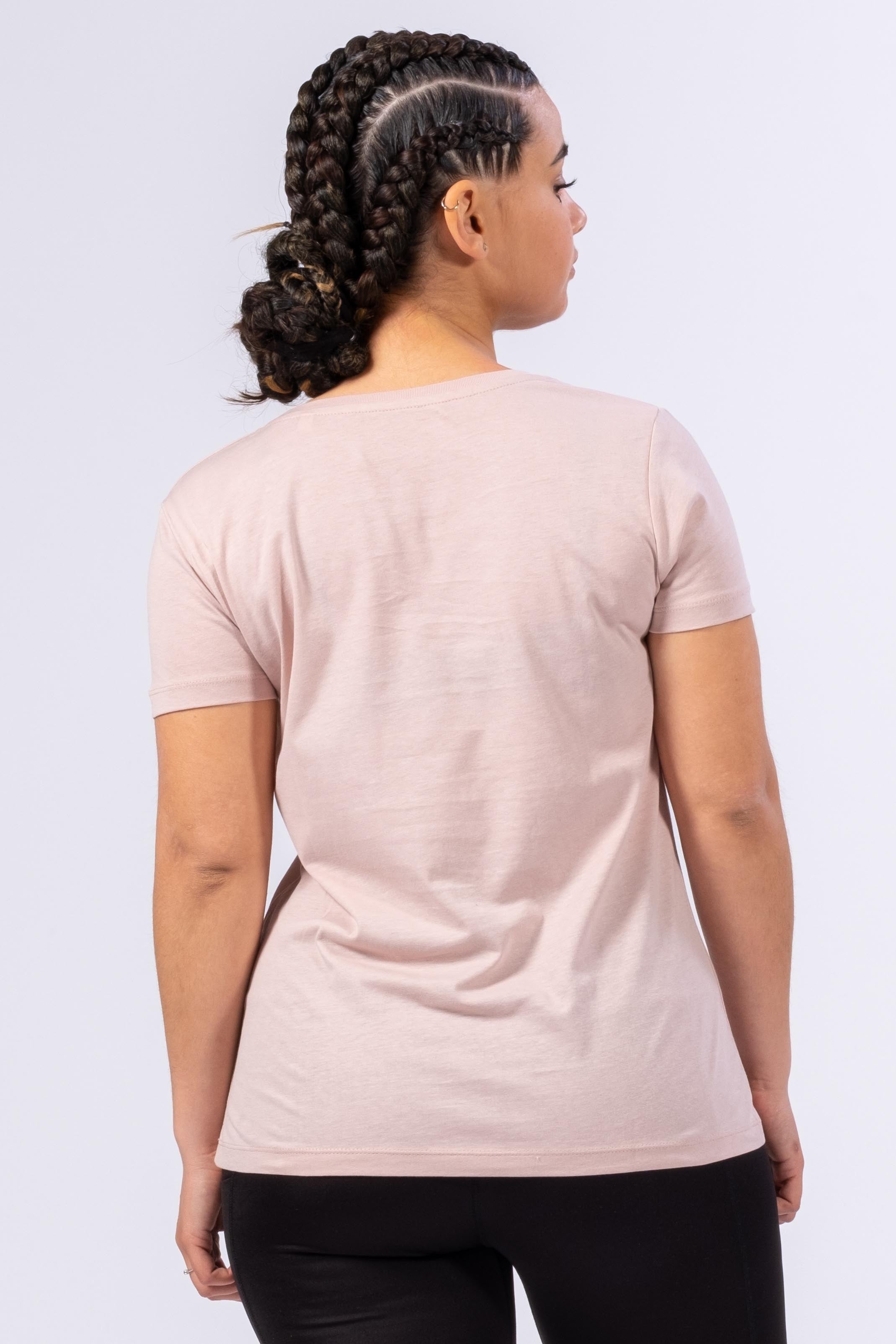 T-SHIRT ORGANIC INSPIRE FEMME EVO - ROSE