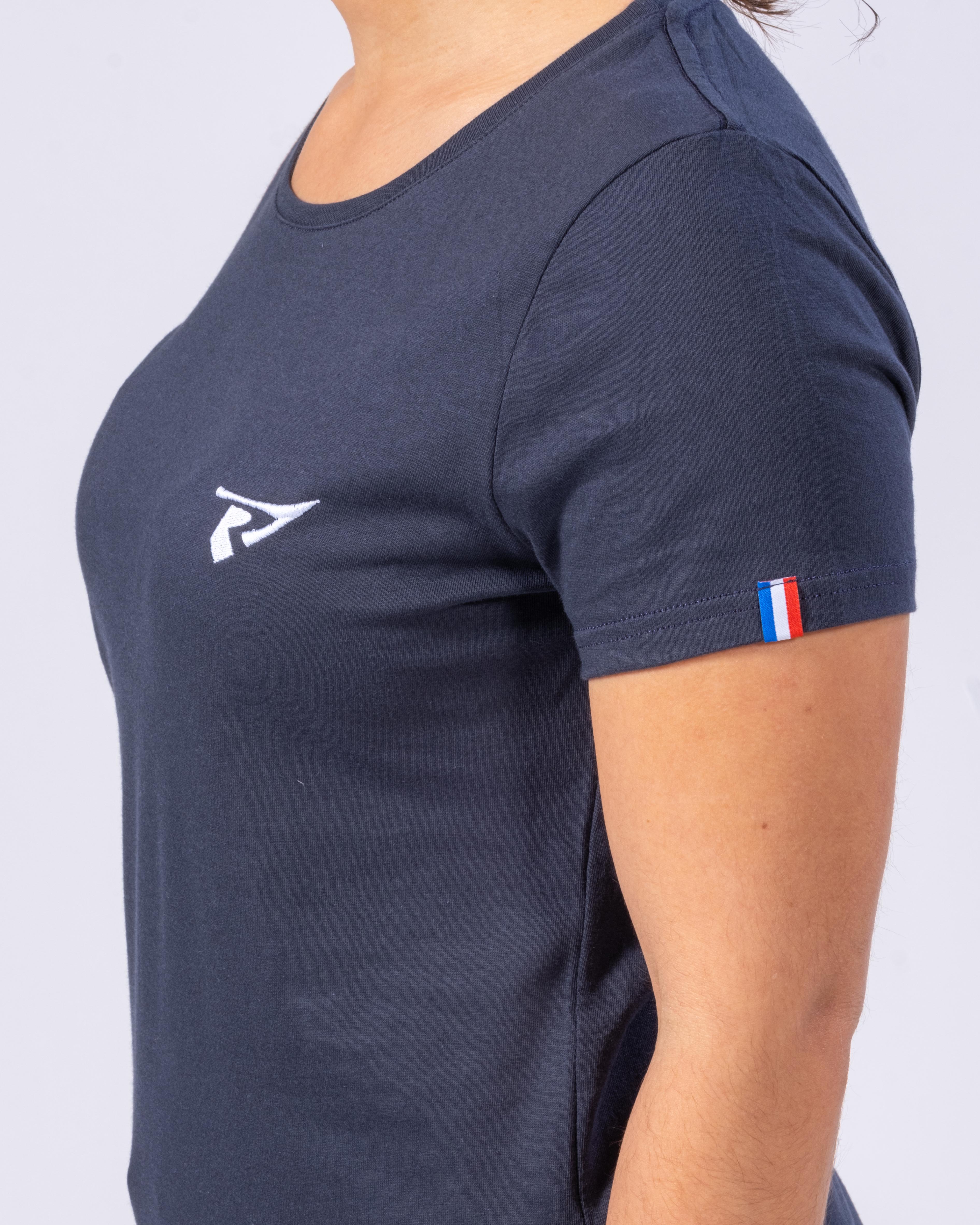 BIO-T-SHIRT FÜR FRAUEN - MARINEBLAU