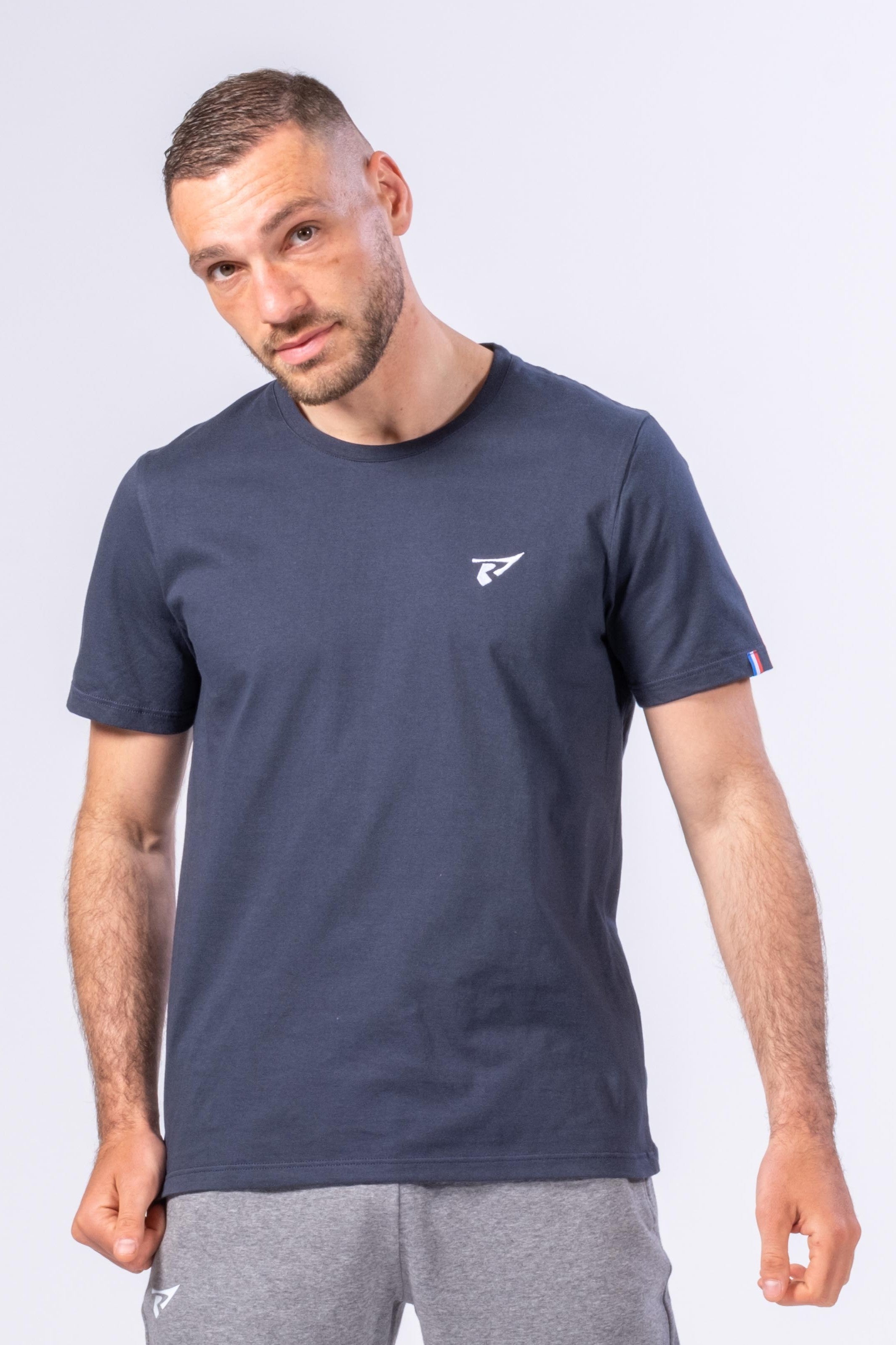 BIO-T-SHIRT FÜR MÄNNER - MARINEBLAU
