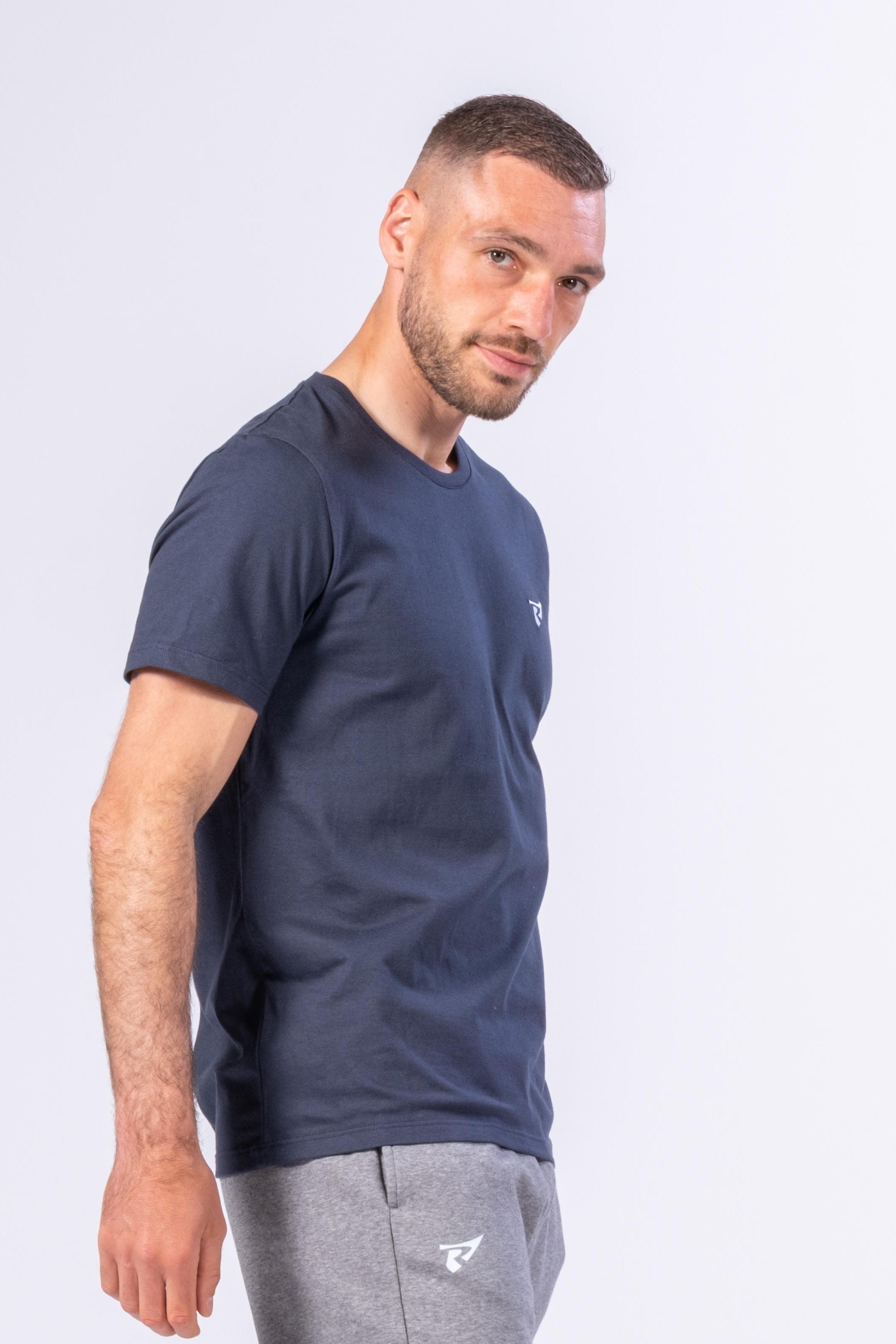 BIO-T-SHIRT FÜR MÄNNER - MARINEBLAU