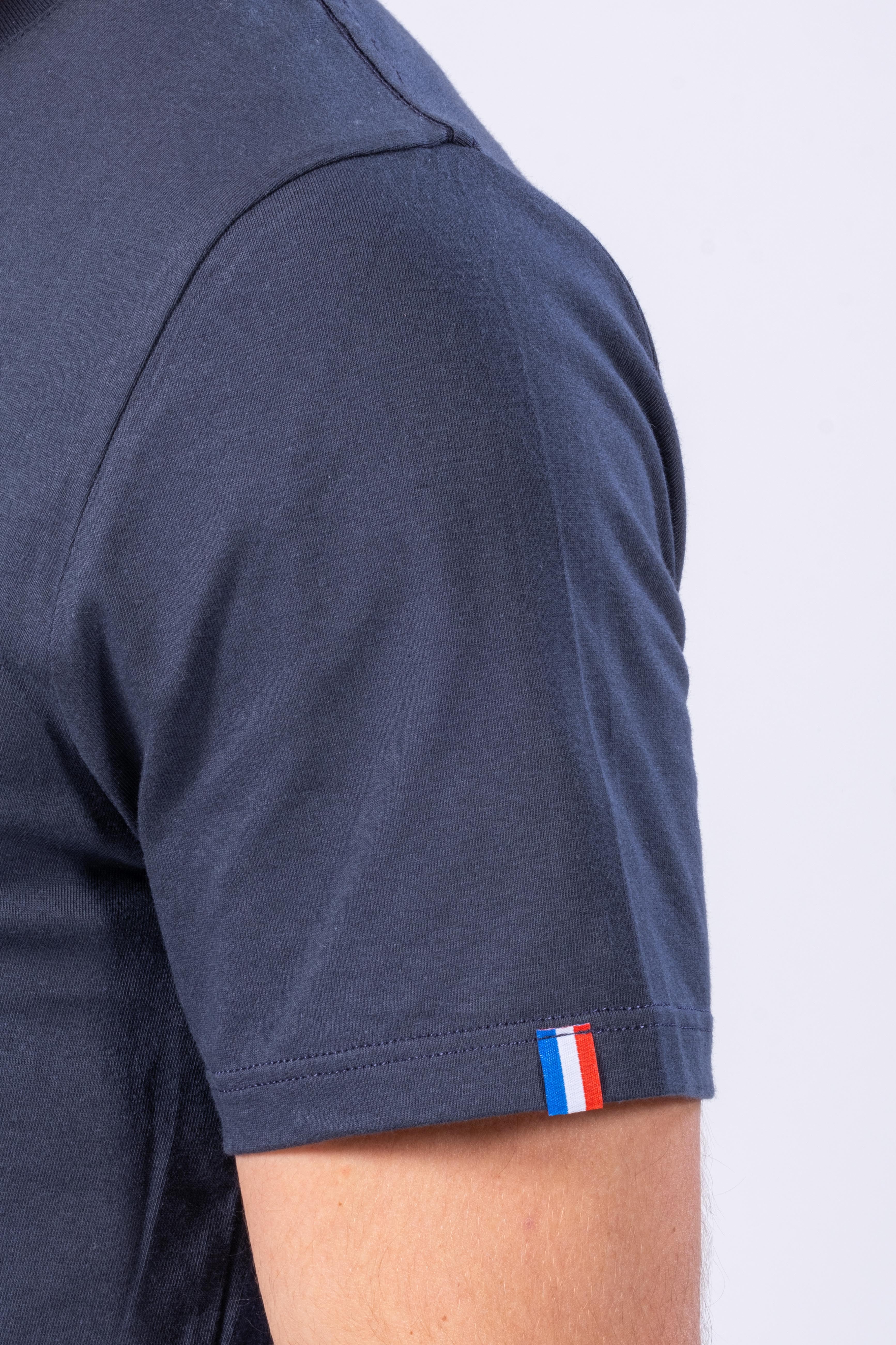 BIO-T-SHIRT FÜR MÄNNER - MARINEBLAU