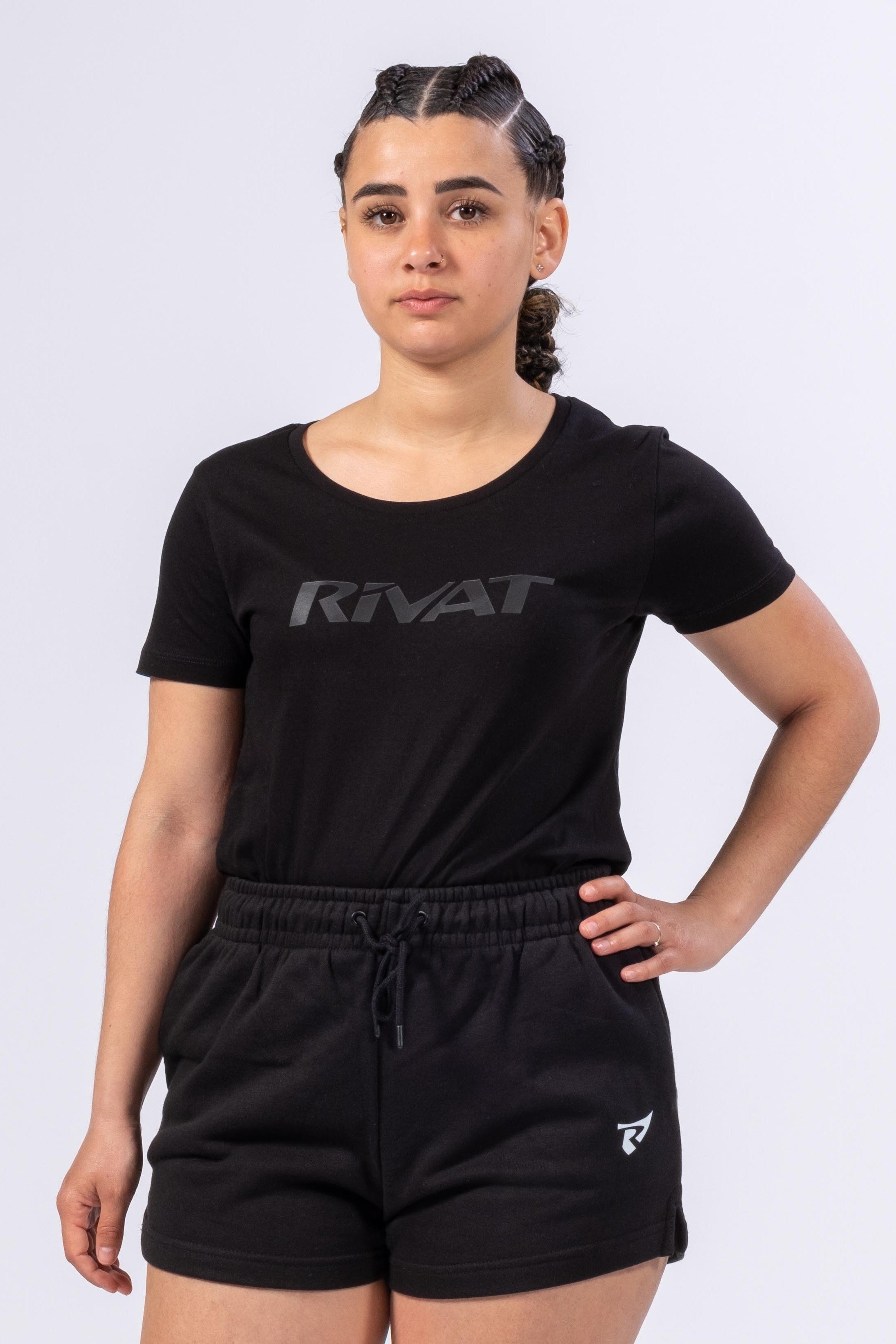 T-SHIRT ORGANIC INSPIRE FEMME EVO - NOIR