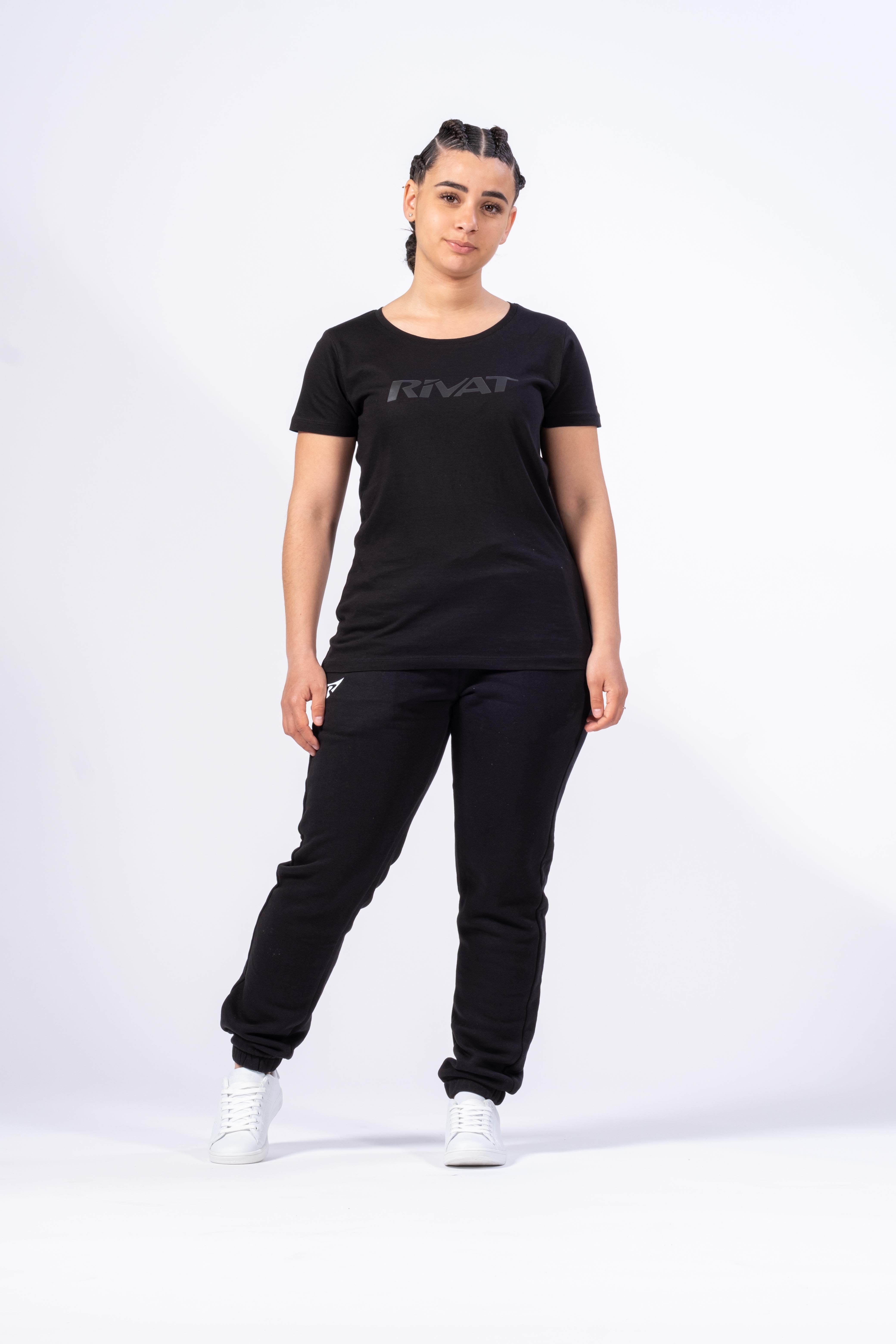 T-SHIRT ORGANIC INSPIRE FEMME EVO - NOIR
