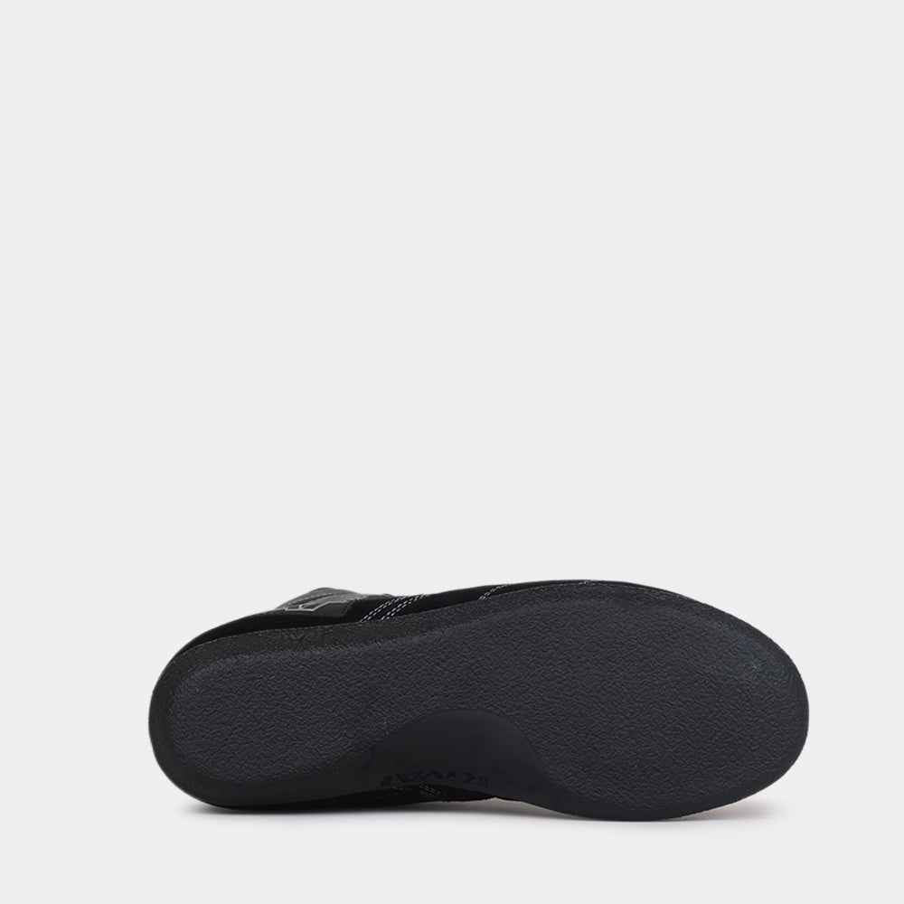 CHAUSSURES DE BOXE FRANÇAISE - TOP NOIR / ANTHRACITE