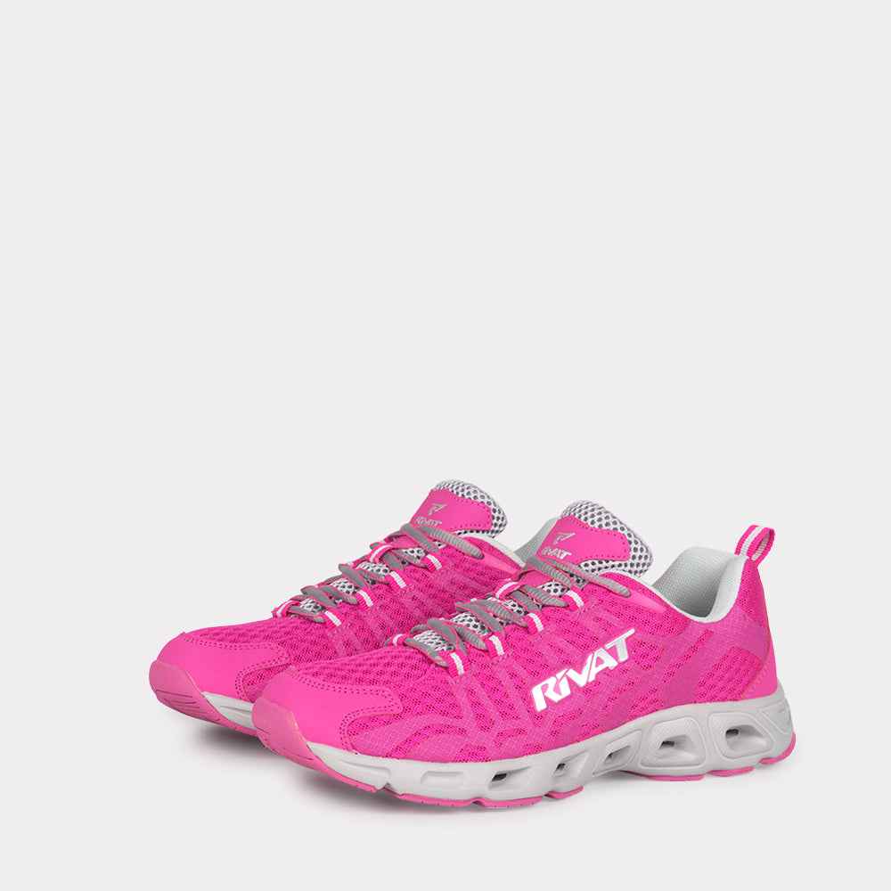 Chaussures fitness rose femme Rivat légères et respirantes pour entraînement et sport