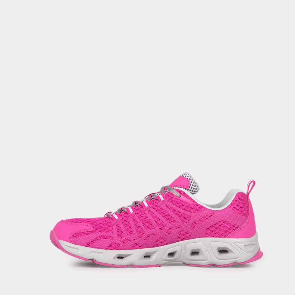 Chaussures fitness rose femme Rivat avec semelle blanche et design respirant léger