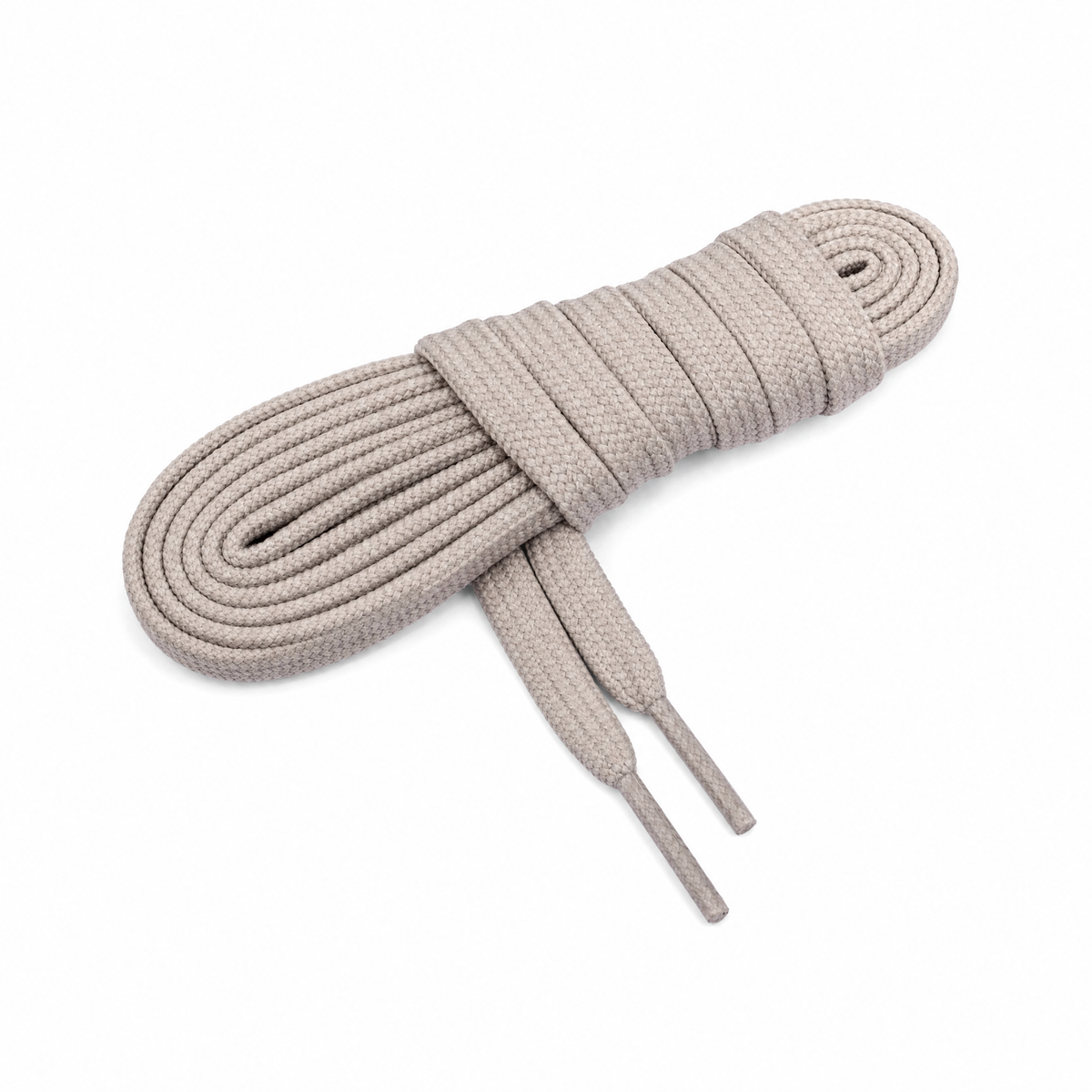 LACET TUBULAIRE POLYAMIDE POUR CHAUSSURE DE SAVATE BF - GRIS
