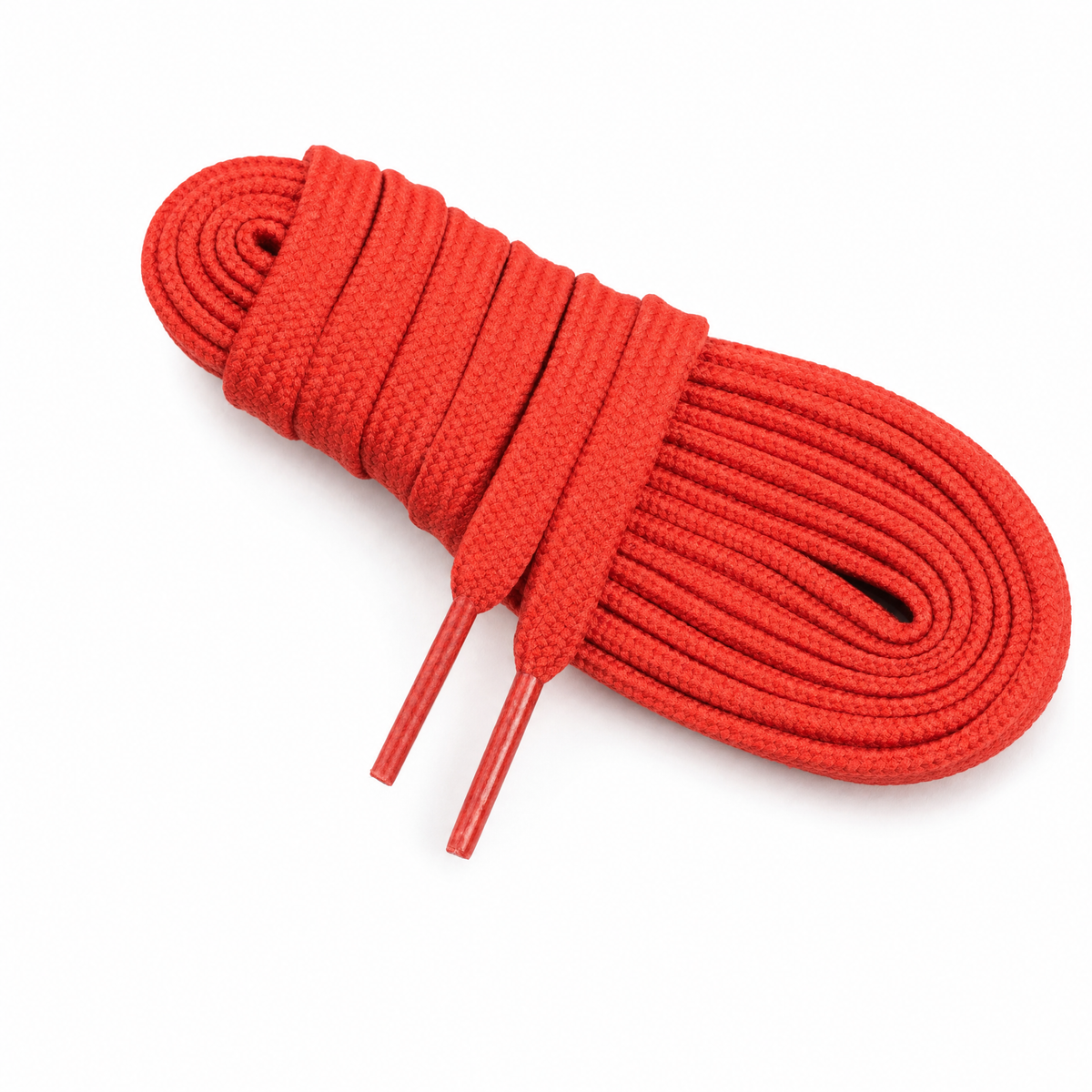 LACET TUBULAIRE POLYAMIDE POUR CHAUSSURE DE SAVATE BF - ROUGE