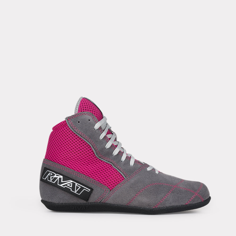 SCARPE DA BOXE FRANCESI - BOOM LADY LIGHT ANTRACITE / FUCSIA