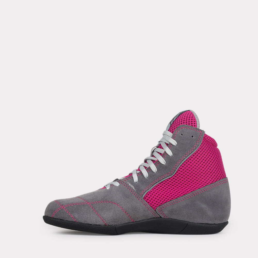SCARPE DA BOXE FRANCESI - BOOM LADY LIGHT ANTRACITE / FUCSIA