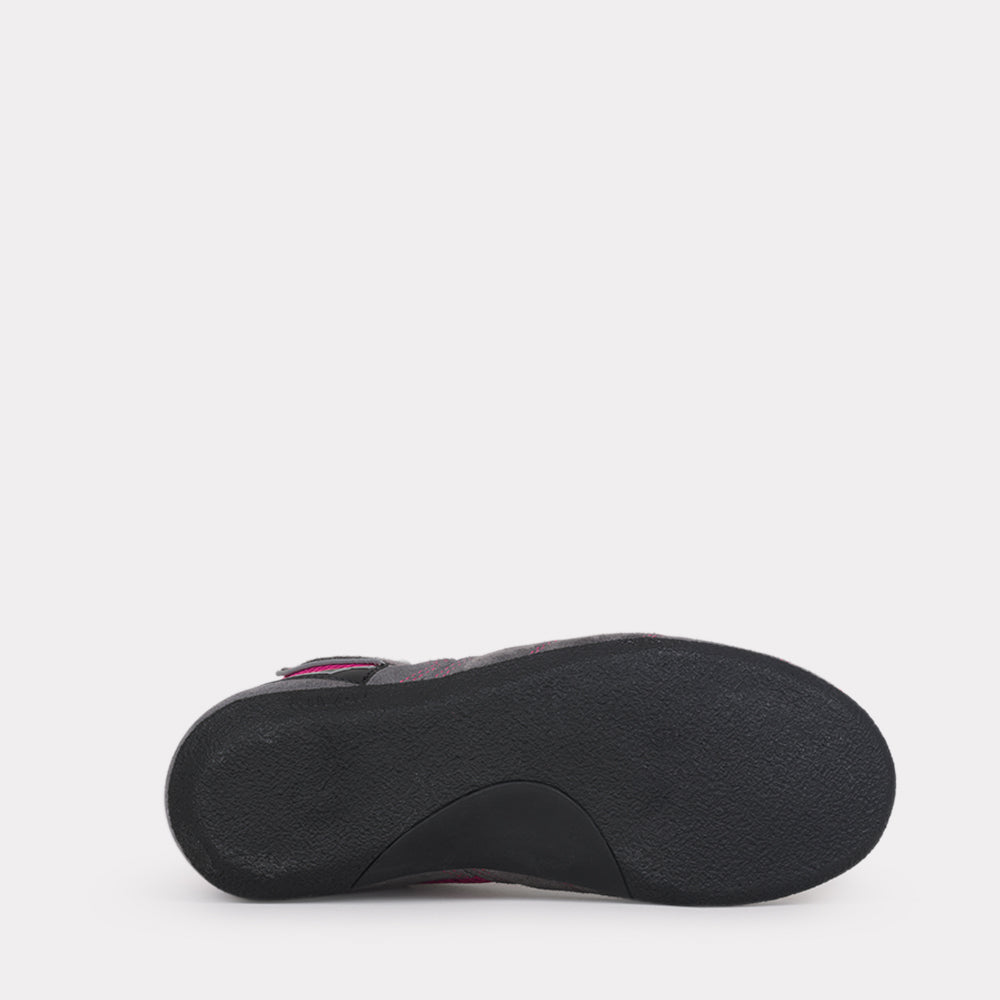 SCARPE DA BOXE FRANCESI - BOOM LADY LIGHT ANTRACITE / FUCSIA