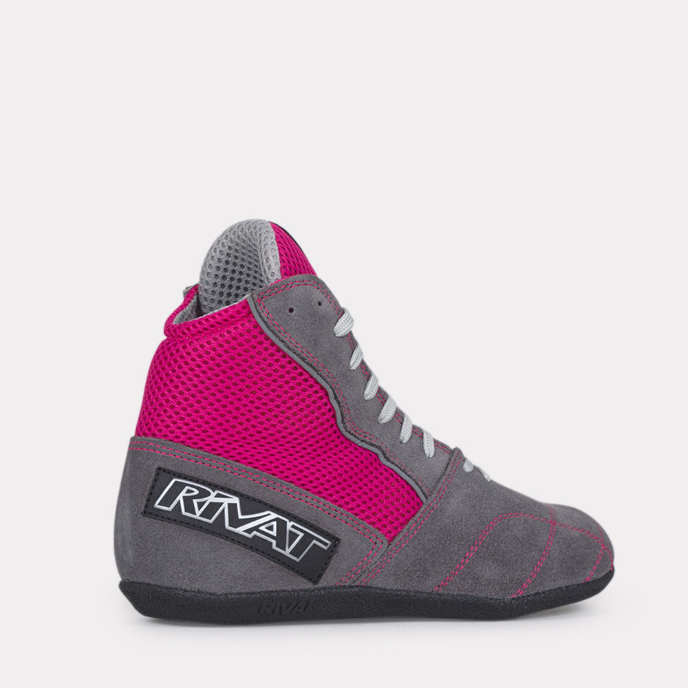 SCARPE DA BOXE FRANCESI - BOOM LADY LIGHT ANTRACITE / FUCSIA