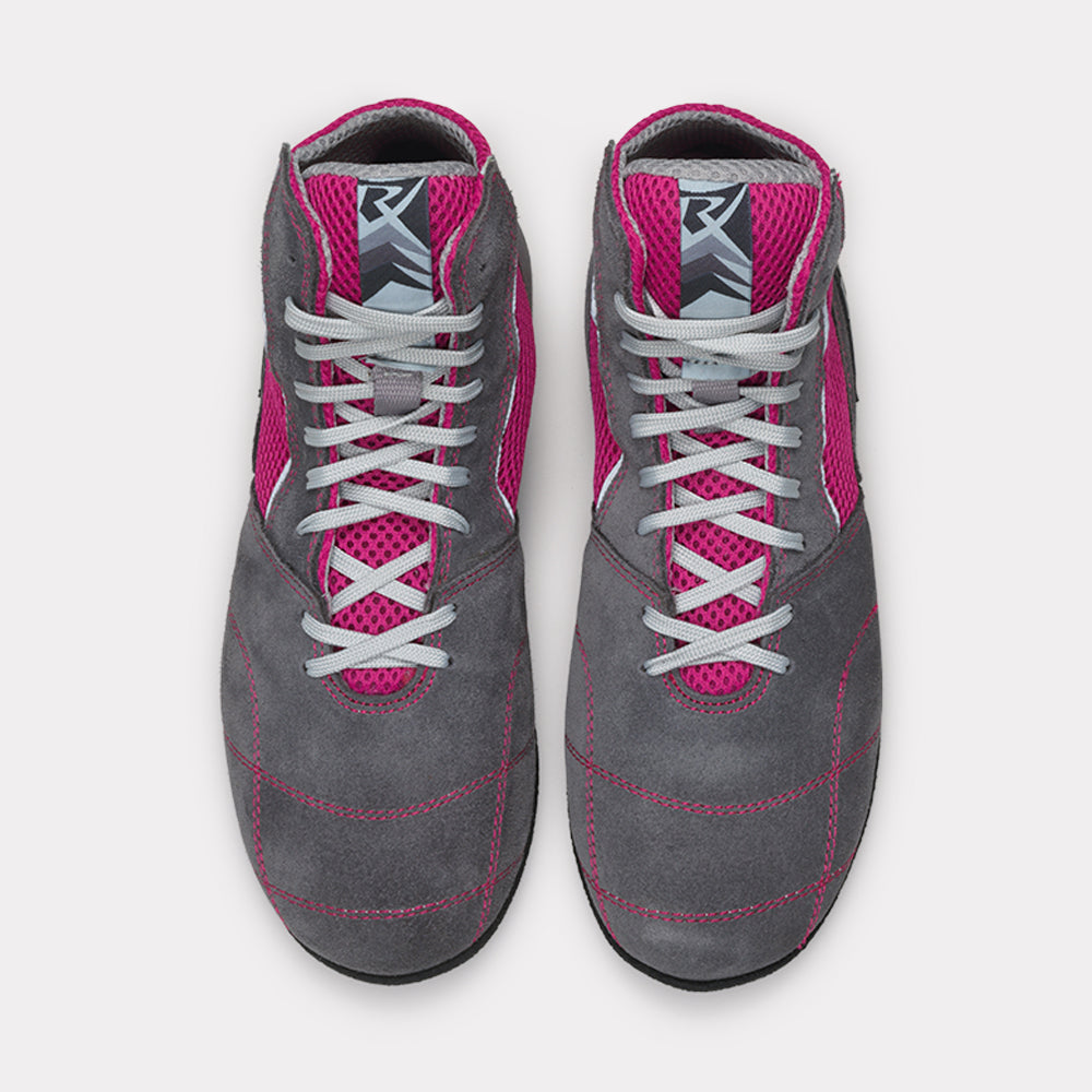 SCARPE DA BOXE FRANCESI - BOOM LADY LIGHT ANTRACITE / FUCSIA