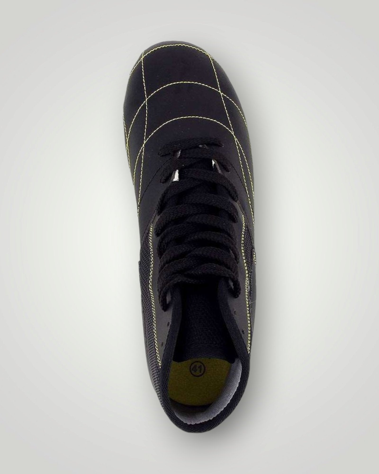 Chaussures de Savate Boxe Française ROOKIE Noir, vue de dessus