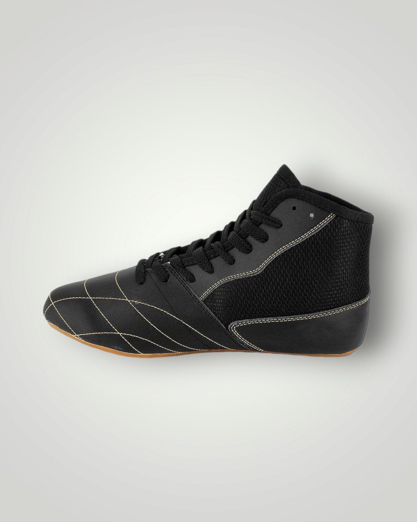 Chaussures de Savate Boxe Française ROOKIE Noir, vue latérale