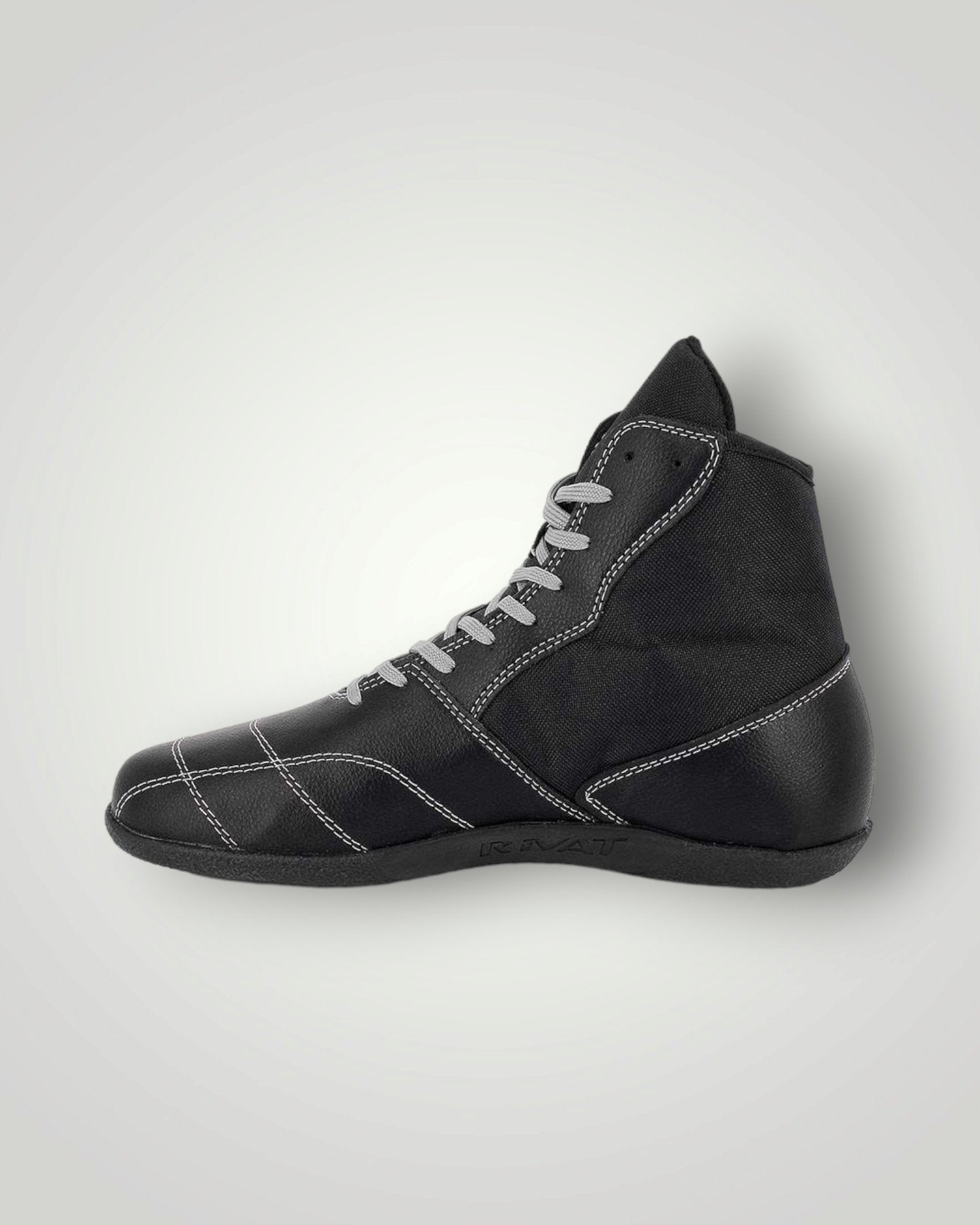 Chaussures de Savate Boxe Française SWING Noir, vue latérale