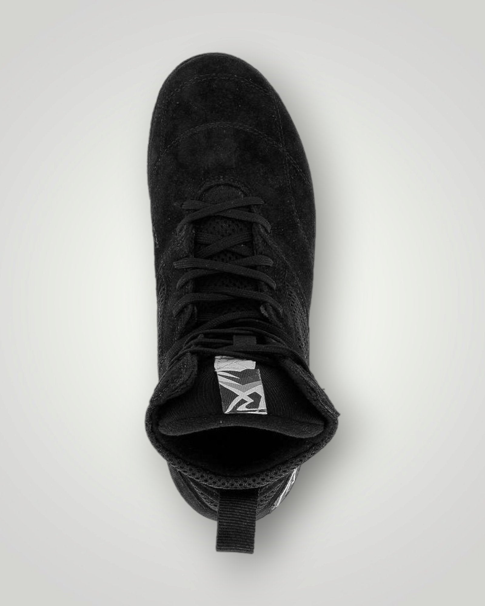 Chaussures de Savate Boxe Française TOP LIGHT Noir, vue de dessus