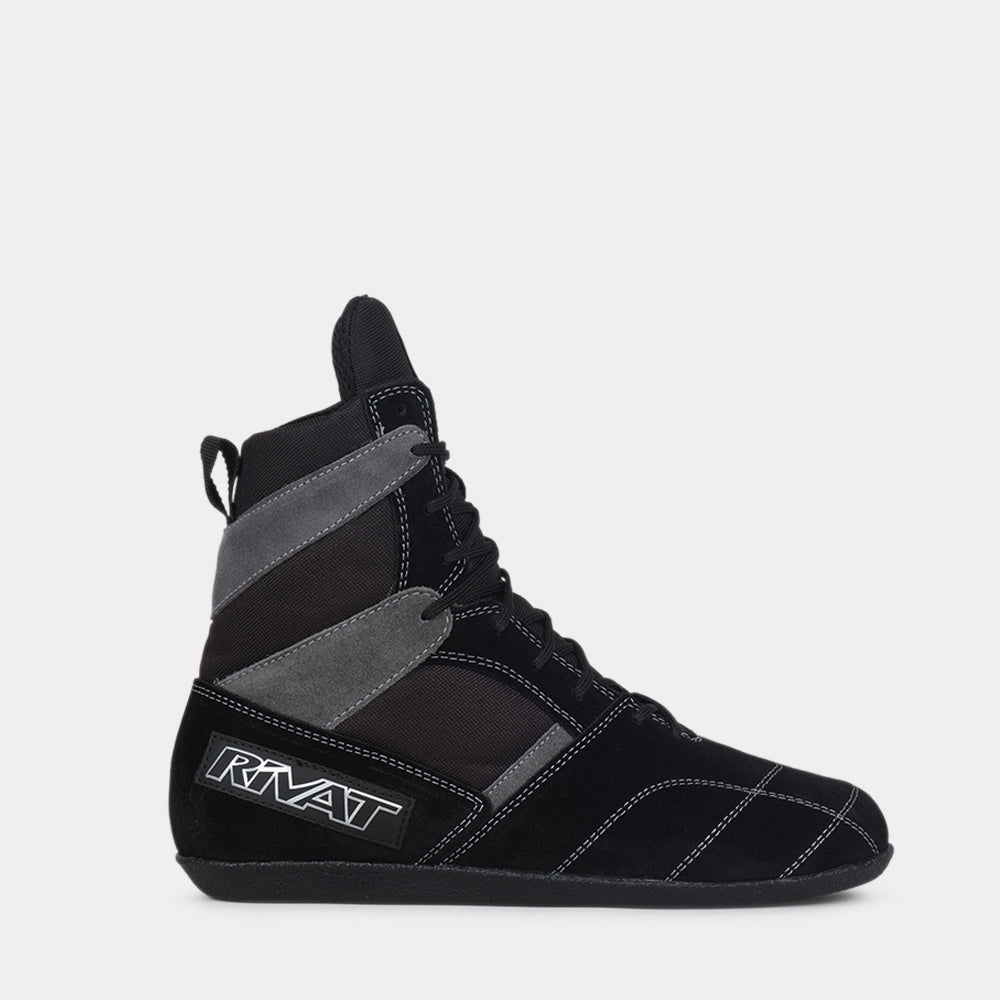 ZAPATILLAS DE BOXEO FRANCESAS - TOP NEGRO / ANTRACITA