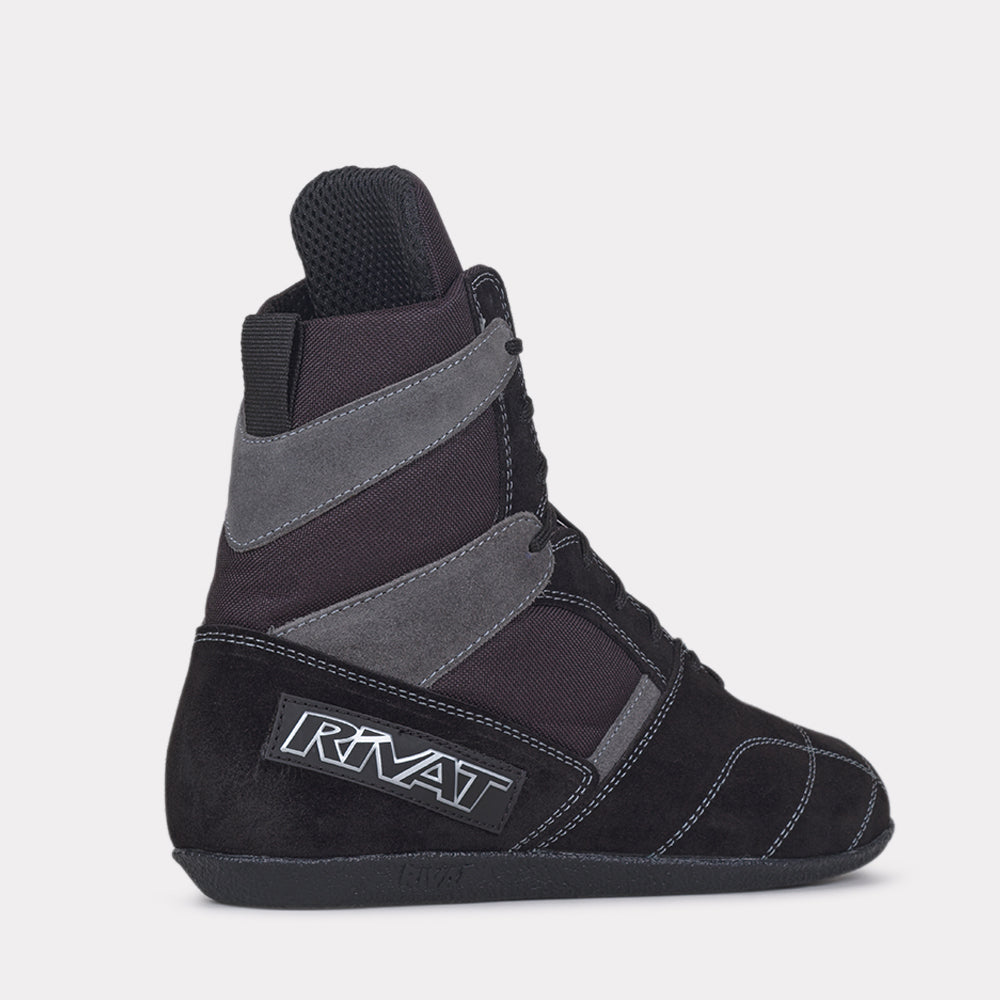 ZAPATILLAS DE BOXEO FRANCESAS - TOP NEGRO / ANTRACITA