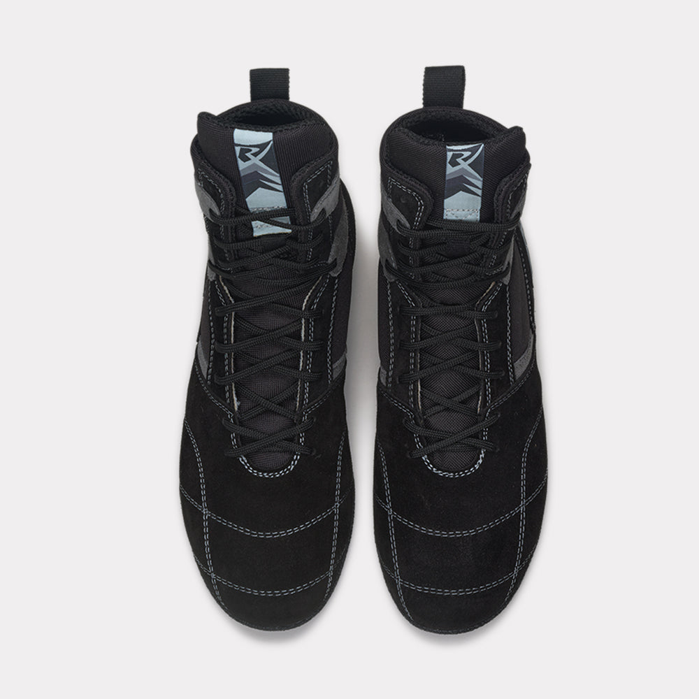 ZAPATILLAS DE BOXEO FRANCESAS - TOP NEGRO / ANTRACITA