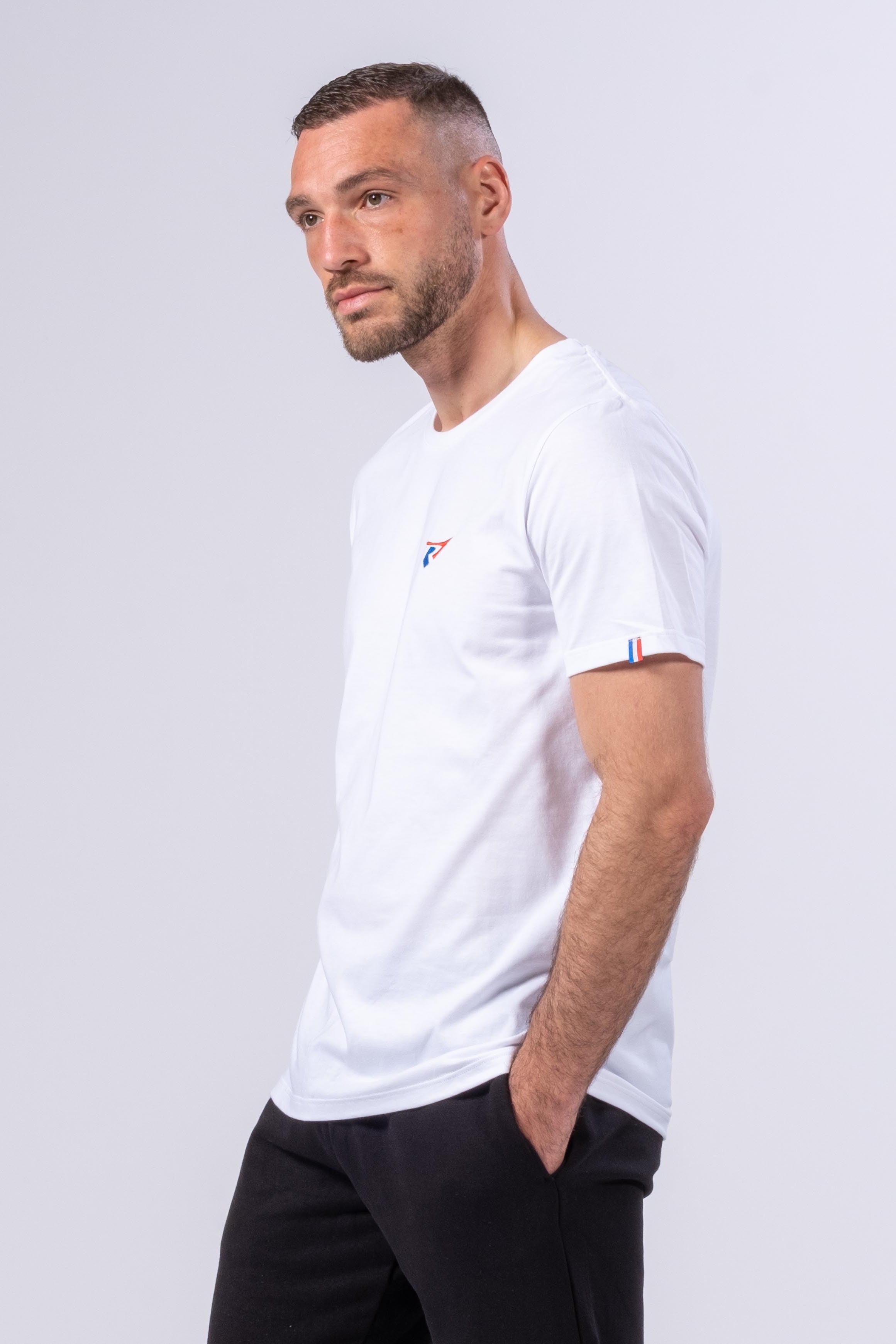 BIO-T-SHIRT FÜR MÄNNER - WEISS