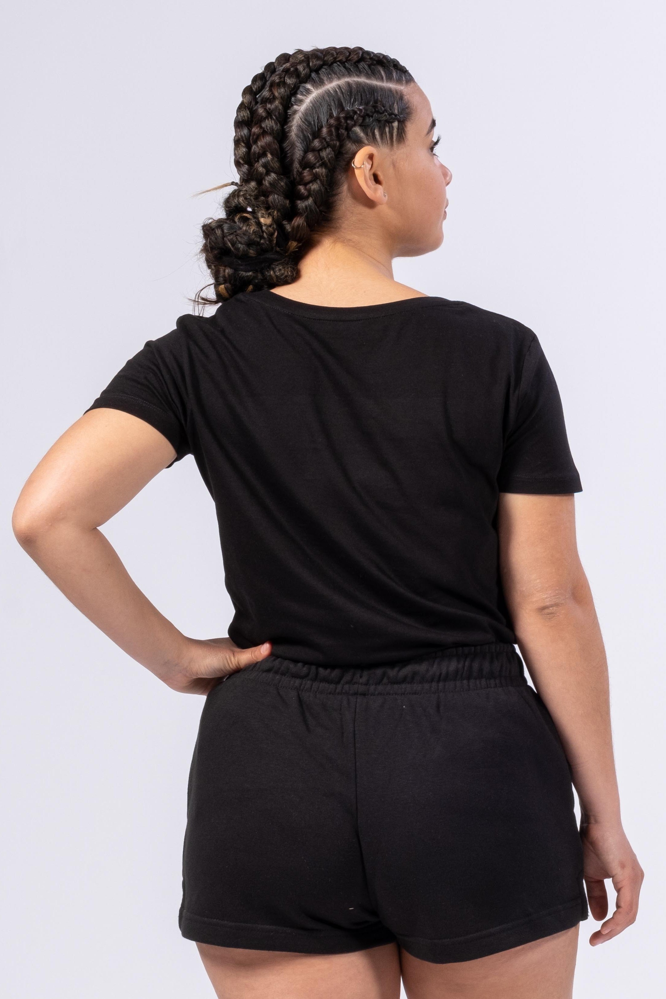 T-SHIRT ORGANIC INSPIRE FEMME EVO - NOIR