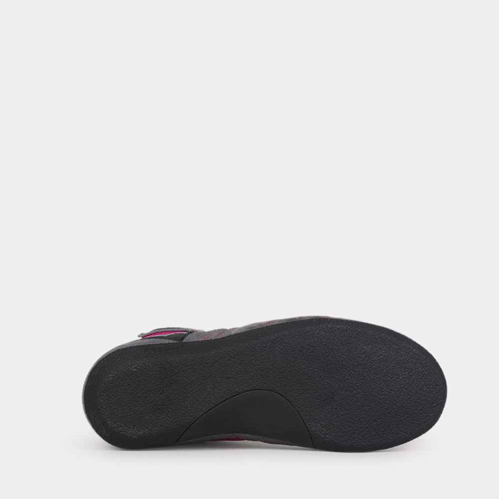 Semelle antidérapante de chaussures de boxe française femme Rivat vue de dessous