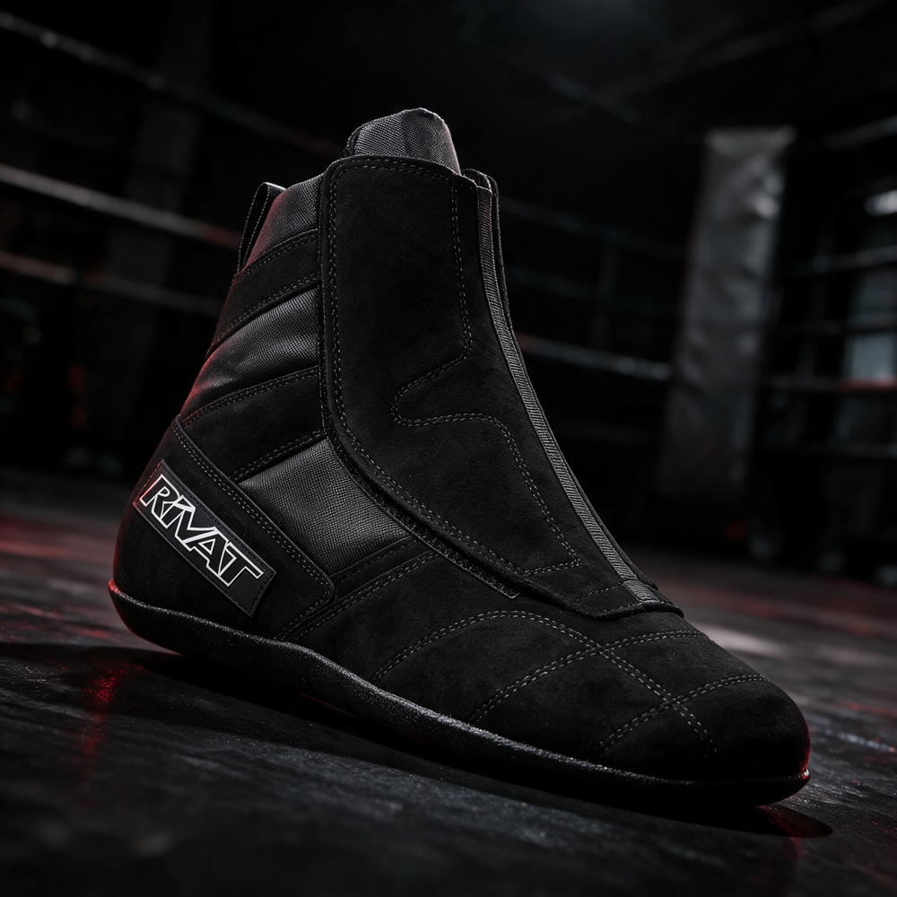 CHAUSSURES DE BOXE FRANÇAISE - F1 NOIR